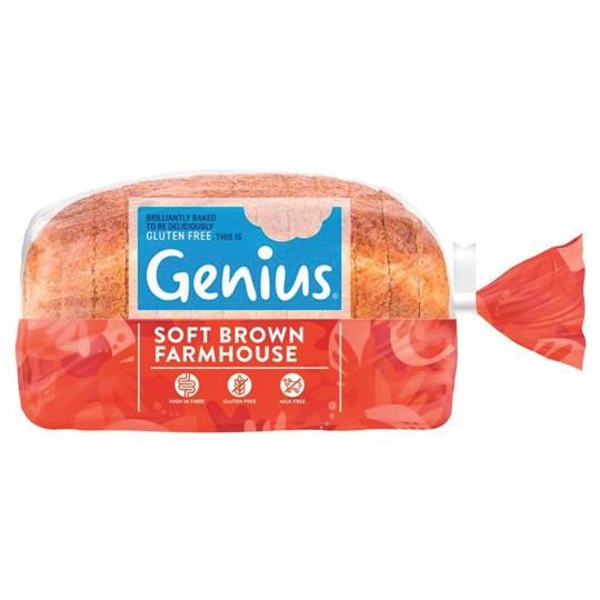 Genius Gluten Free Sliced Brown Bread 535g