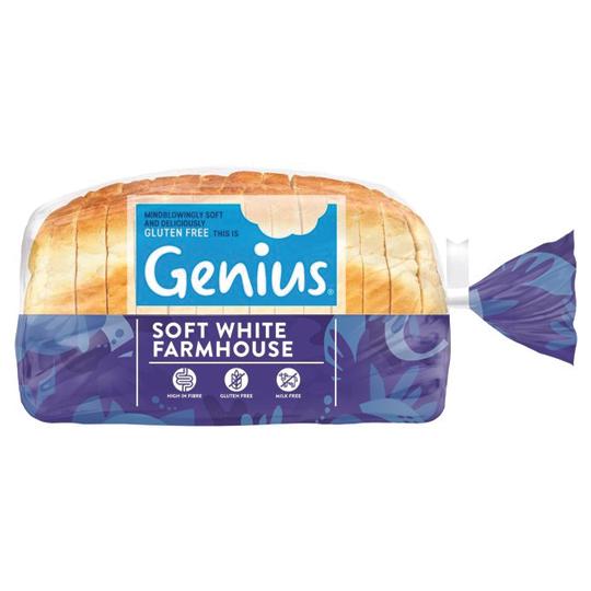 Genius Gluten Free Sliced White Bread 535g