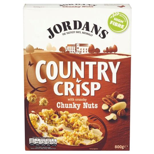 Jordans Country Crisp with Nuts 500g