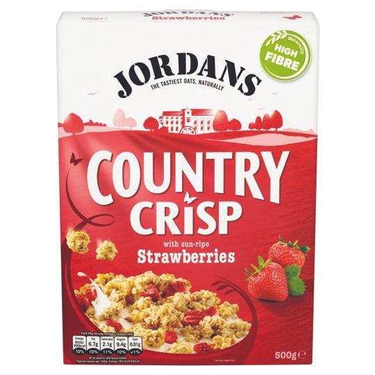 Jordans Country Crisp with Strawberries 500g
