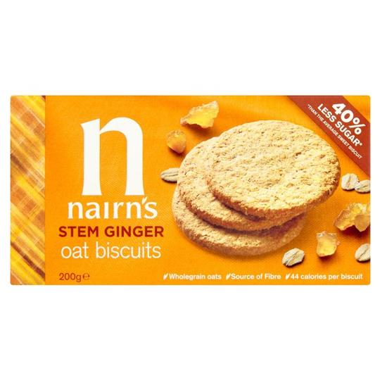 Nairn's Stem Ginger Oat Biscuits 200g