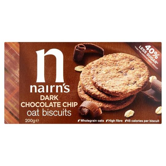 Nairns Dark Chocolate Chip Oat Biscuits 200g