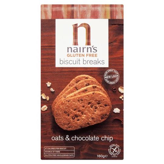 Nairns Gluten Free Chocolate Biscuit Break 160g