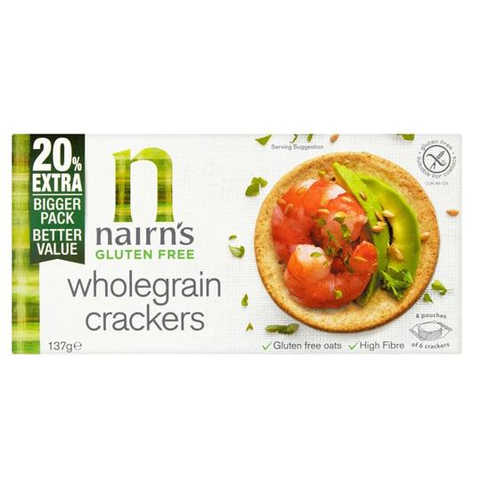 Nairns Gluten Free Wholegrain crackers 137g