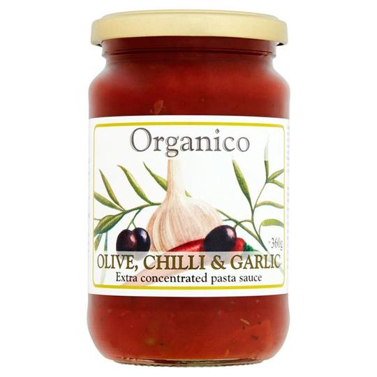 Organico Olive Chilli and Garlic Pasta Sauce 360g