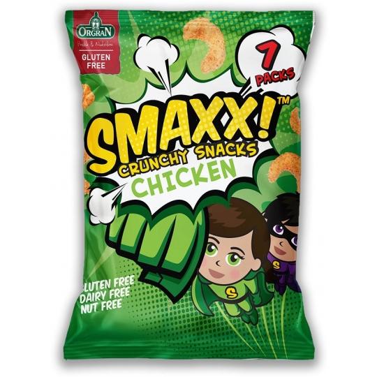 Orgran SMAXX! Crunchy Snacks – Chicken Flavour 126g