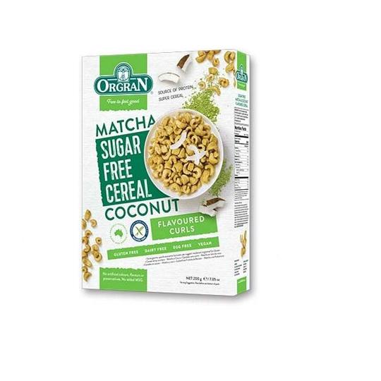 Orgran Sugar Free Matcha Coconut Cereal 200g
