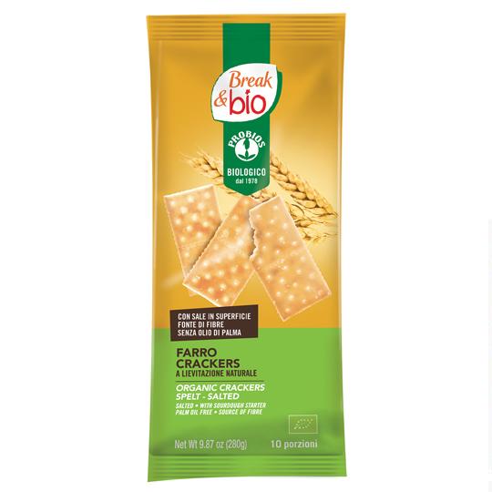 Probios Salted 100% Spelt Crackers 280g