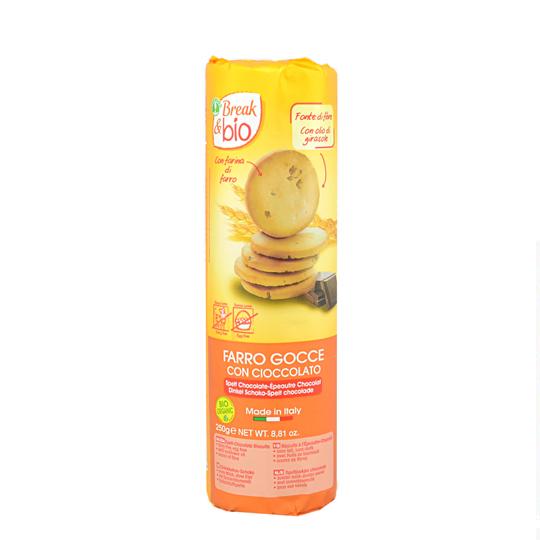 Probios Spelt Biscuits with Chocolate Drops 250g