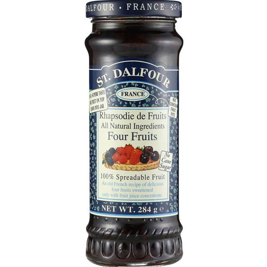 St Dalfour Four Fruits Jam 284g